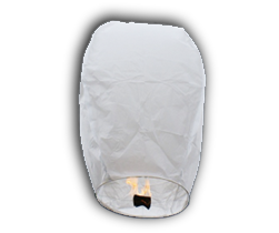 White Sky Lanterns